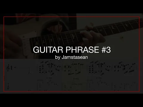 Download MP3 Short Melody Guitar Phrase #3 | Jamstasean | with tab