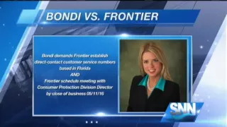 SNN Bondi Demands Action From Frontier Communications