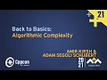 Back to Basics Algorithmic Complexity - Amir Kirsh Adam Segoli Schubert
