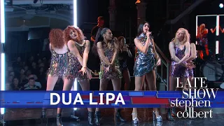 dua lipa performs idgaf