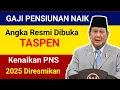 Download Lagu HEBAT! TASPEN Resmi Umumkan Persentase Kenaikan Gaji Pensiunan PNS 2025 ‼️ Fakta Terbaru Terungkap