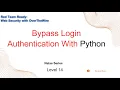 CTF OverTheWire Wargames Natas Level 14 Bypassing Login Authentication with Python