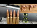 308 150gr Barnes Vs CX Bullet Expansion Test