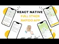 Let s build a Full Stack Rapido App with REACT NATIVE using Mongo Db MERN STACK