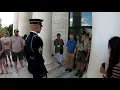 Laying a Wreath at the Tomb of the Unknown Soldier Arlington National Cemetery