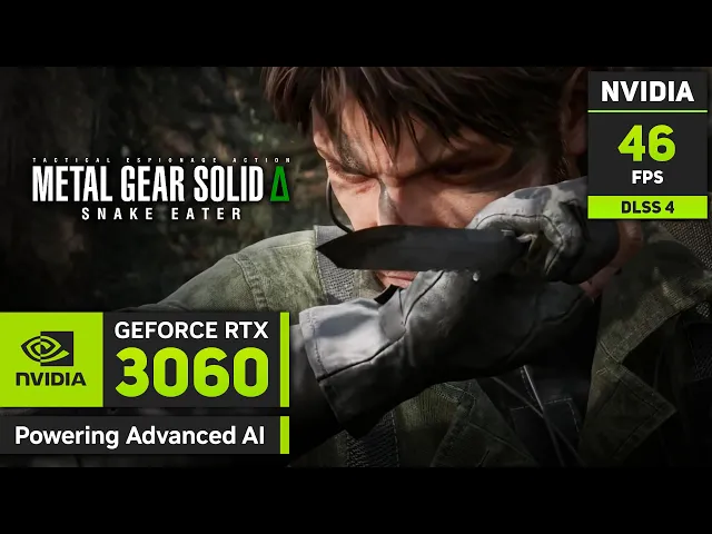 RTX 3060 on Metal Gear Solid Delta: Snake Eater - 1080p &amp; 1440p with DLSS 4!