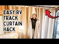 This Simple RV Curtain Hack Changed the Bedroom