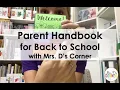 Back-to-School Parent Dual Flipbook Editable Meet-the-Teacher Handout Easy Prep Tutorial