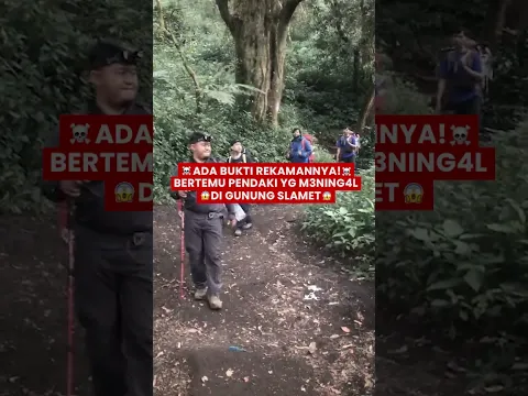 41 TAHUN HILANG DI GUNUNG SLAMET? #Shorts #pendakianhoror
