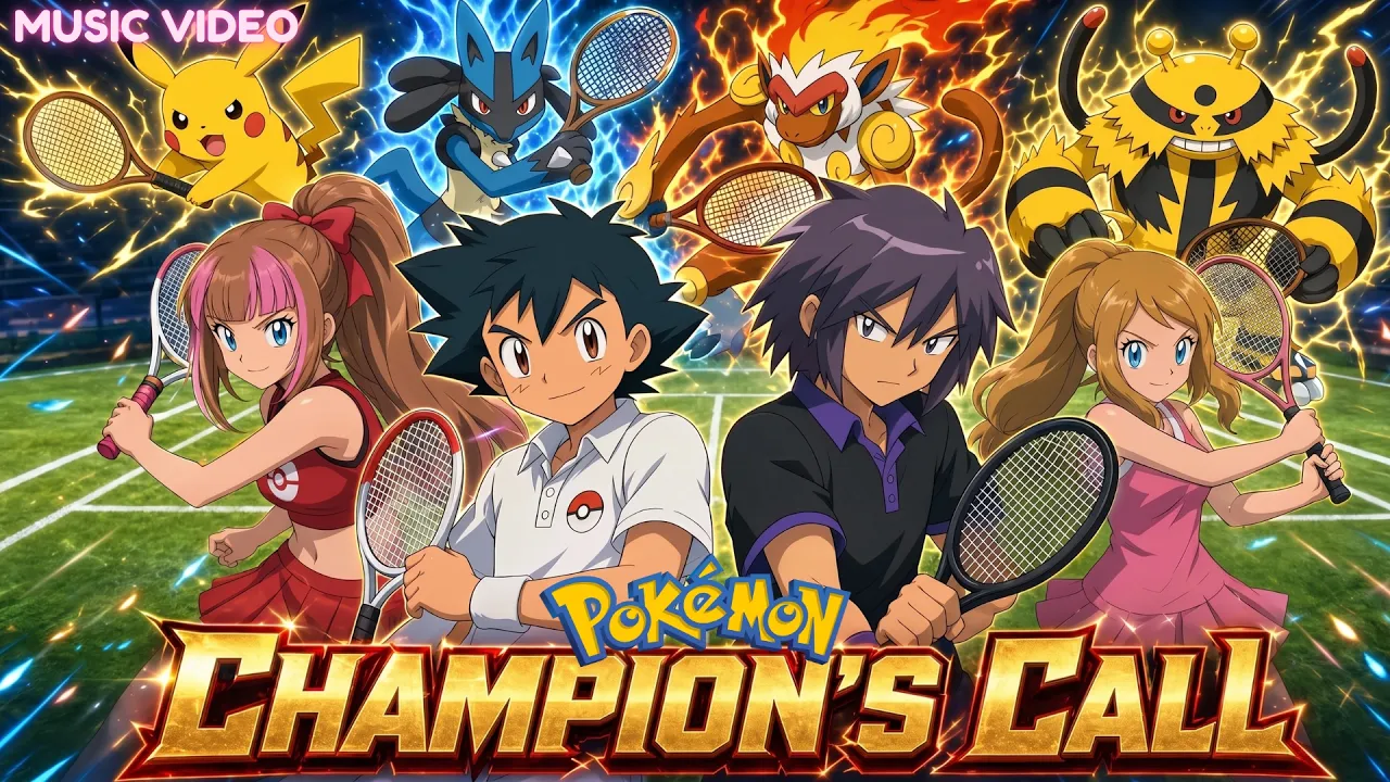 Epic Pokémon Tennis Music Video 🏆 "CHAMPION'S CALL" (Fan Animation AMV) | ELEXYA