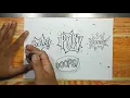 How to draw COMIC SPEECH BUBBLES SET step by step