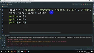 How to Split a list into different variables in Python