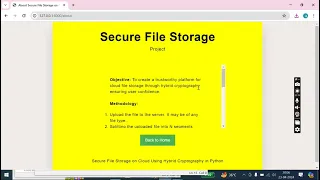 Secure File Storage on Cloud Using Hybrid Cryptography in Python Project for Final Year Research