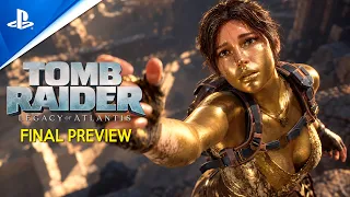 TOMB RAIDER New Egypt Gameplay + Extended Demo | Epic LARA CROFT Legacy of Atlantis Next-Gen Remake