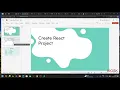 Create React App Project using Command Line CLI Visual Studio