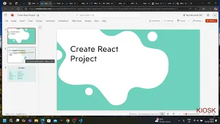Create React App Project using Command Line CLI Visual Studio
