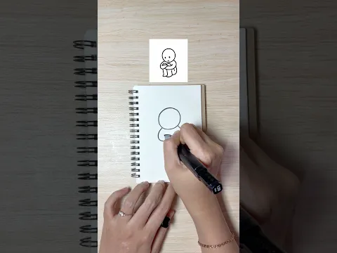 MENGGAMBAR STIKER VIRAL ORANG LAGI MERENUNG😔 #artbytatae #art #drawing #cutedrawing #draw