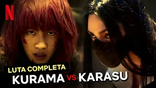kurama vs karasu luta completa yu yu hakusho netflix brasil