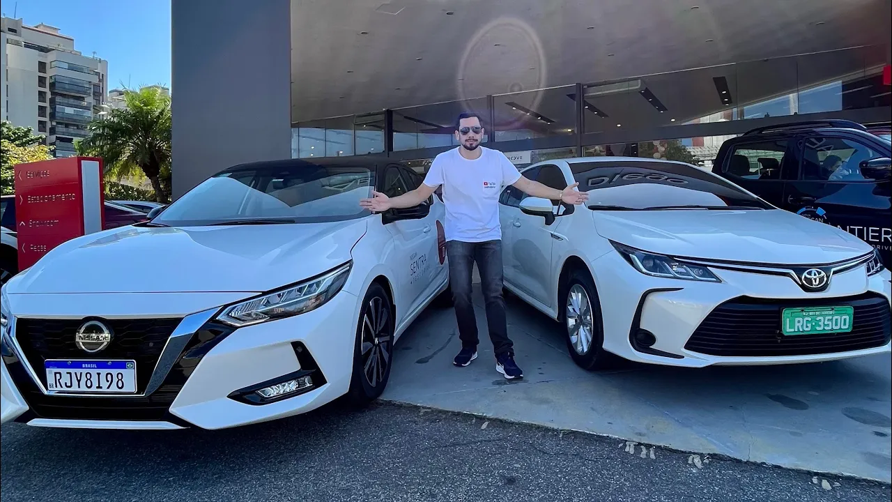 ????????TOYOTA COROLLA OU NISSAN SENTRA VEJA UM COMPARATIVO DOS CARROS, VIDEO COMPLETO EM DETALHES!!!