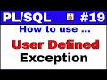 Tutorial User defined exception with simple examples