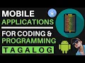 MOBILE APPLICATIONS FOR CODING SMARTPHONE CODING CODING AND PROGRAMMING TAGALOG