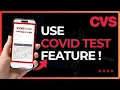 How To Use CVS COVID Test Feature