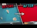 I Refelted a Pool Table With No Experience