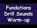 Fundations Drill Sounds Warm Up Letter-Keyword-Sound Cards