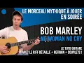 🔵 Apprendre No Woman No Cry de Bob Marley à la GUITARE 🇯🇲