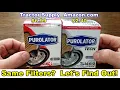 Purolator L14610 Oil Filter vs Purolator TECH TL14610 Oil Filter Cut Open