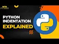Python Indentation The key to clean and correct code Hindi
