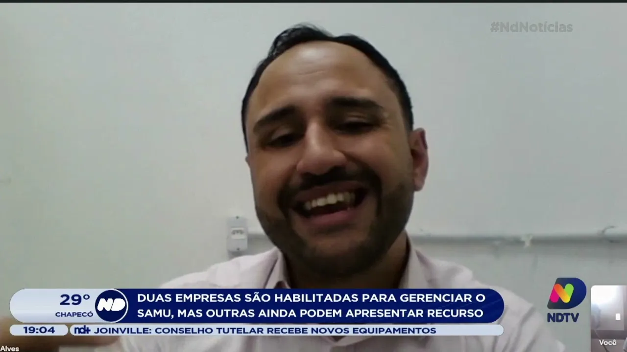 Duas empresas são habilitadas para gerenciar o SAMU, mas outras ainda podem apresentar recurso
