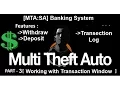 MTA Banking System Part-3 MTAScripting Tutorial