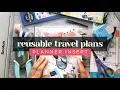 DIY TRAVEL PLANNER INSERT Reusable Vacation Planning Page for Planners and Journals