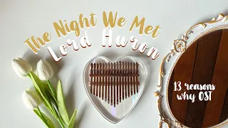 Download THE NIGHT WE MET - Lord Huron (13 Reasons Why OST) | Kalimba cover with LETTER and NUMBER notations) MP3