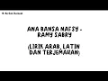 Lagu Ana Bansa Nafsy - Ramy Sabry (Lirik Arab, Latin dan Terjemahan)