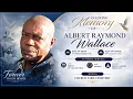 Service Albert Raymond Wallace on Friday 21st Aug 2026 10 30am Spring Garden Moravian Church