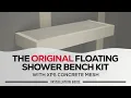 The Original Floating Shower Bench Kit - Installation Guide