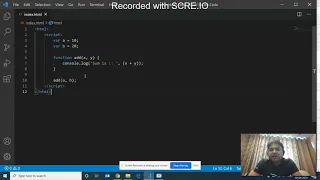 Javascript Tutorial Debug Javascript code using Chrome browser Hindi