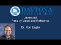 Javascript - Pass by Value and Reference