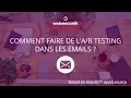 Tutoriel - Testing email