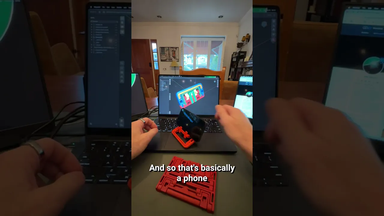 STEPH – Screen Top Edge Phone Holder (Print-in-Place)