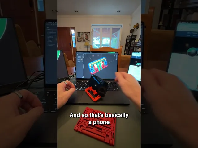 STEPH – Screen Top Edge Phone Holder (Print-in-Place) video thumbnail