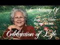Celebration of Life - Grandma Judy Werito