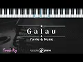 Galau – Yovie & Nuno (KARAOKE PIANO - FEMALE KEY)