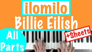 Download How to play ILOMILO - Billie Eilish Piano Accompaniment Tutorial MP3