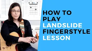 Download How To Play Landslide On Guitar by Fleetwood Mac Acoustic FINGERSTYLE Lesson MP3