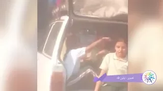 دوت مصر طلاب مدارس شبرا الخيمة يستقلون سيارات غير أدميه 