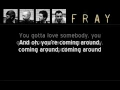 Download Lagu The Fray- Heartbeat (Lyrics!)