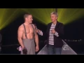 Dominic Lacasse - Flag Man (Original) - at Ellen Degeneres show - circus artist, cirque du soleil
